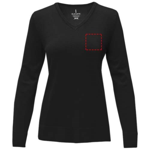 Stanton dames pullover met v-hals