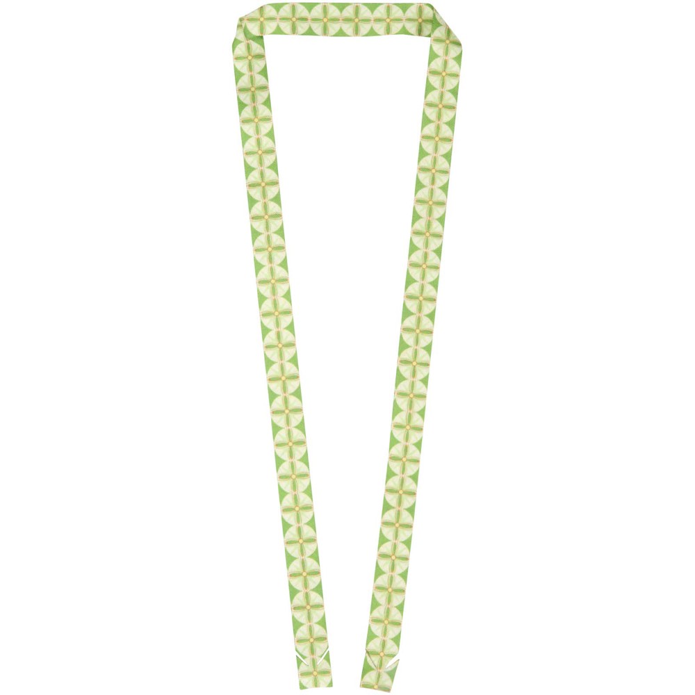 Kord RPET lanyard met papieren badge 