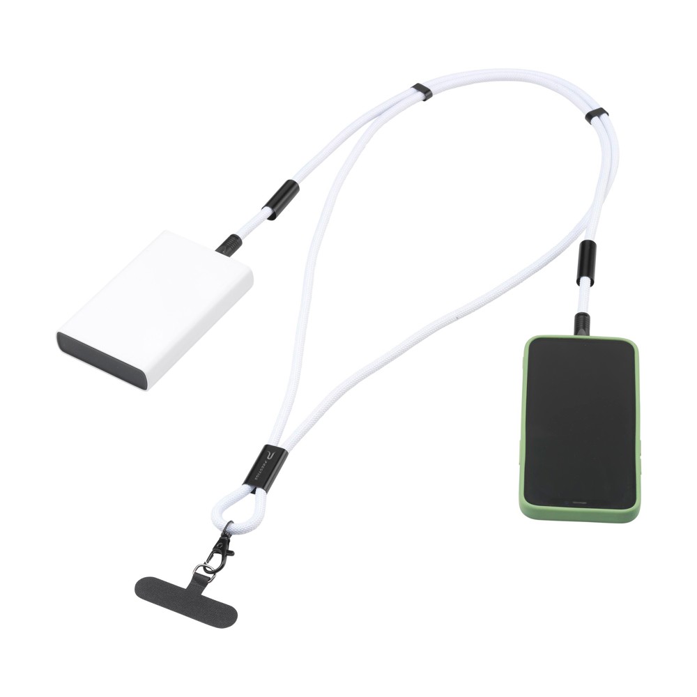 Lanyard 2-in-1 GRS RPET Load & Sync USB Cable