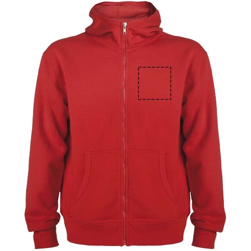 Montblanc unisex hoodie met volledige rits