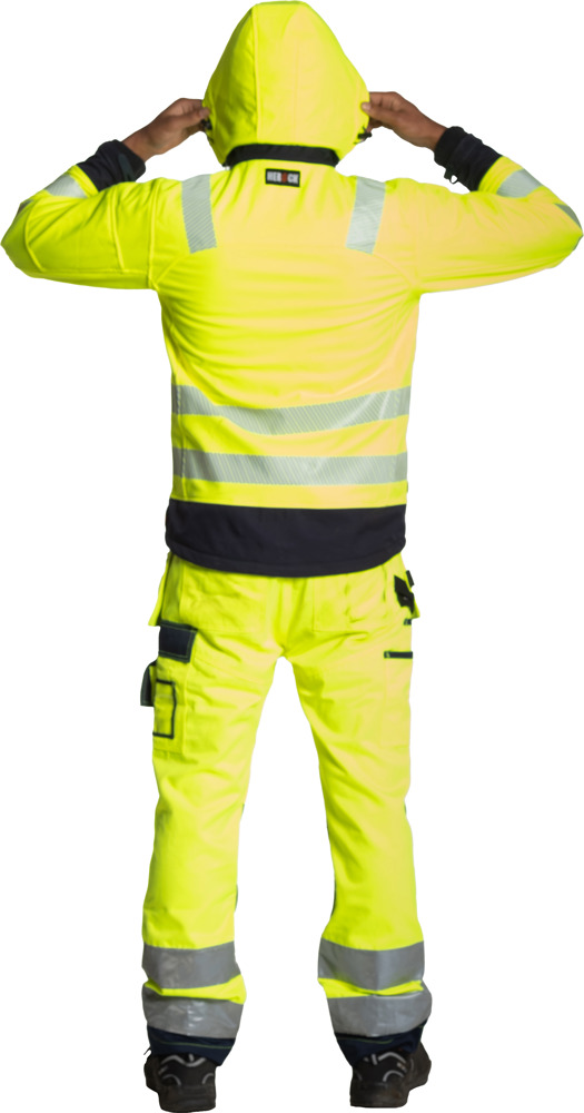 GREGOR HIGH VIZ SOFTSHELL JAS
